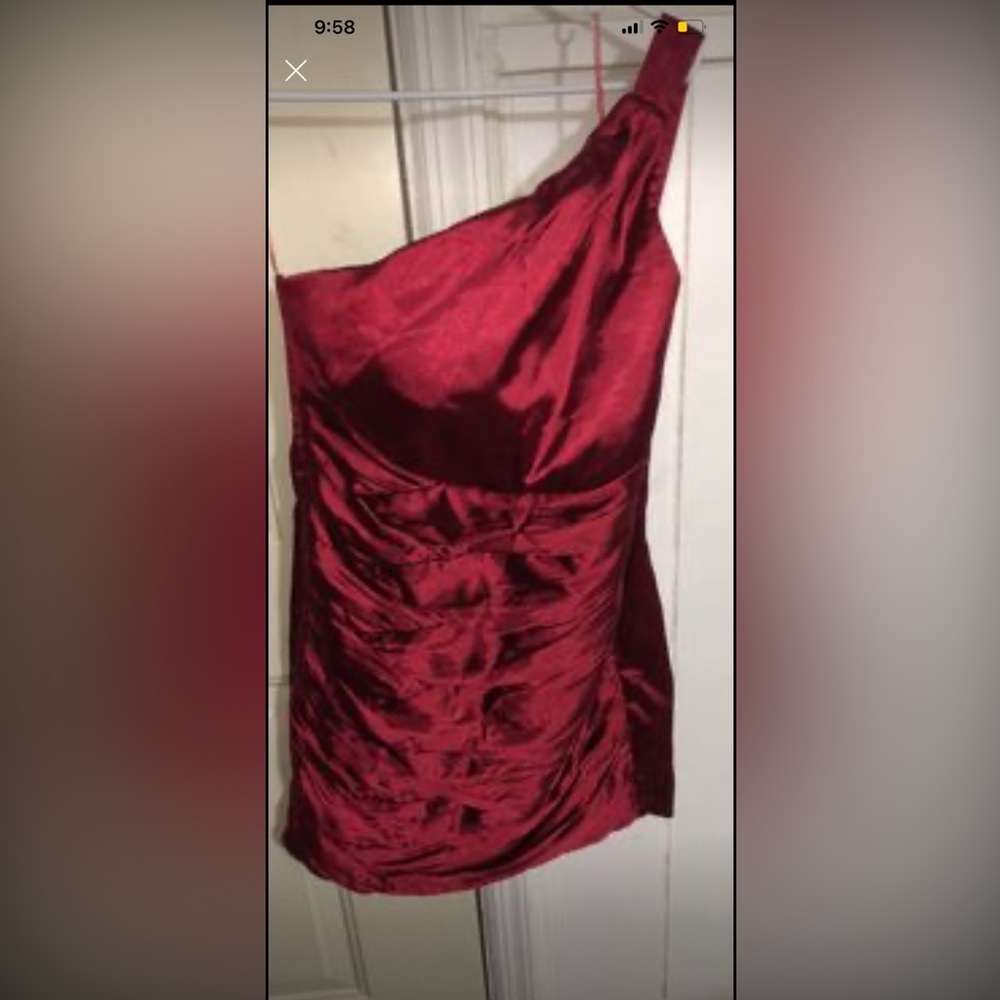 Beautiful one shoulder Bridesmaid Party Wedding dress Sz 13